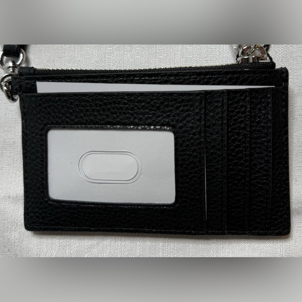 Marc Jacobs Pebble Leather Wristlet Wallet Women’s Black New With Tags - Picture 5 of 8